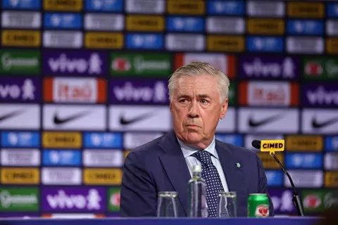 "حال وقت الفوز بكأس العالم".. أنشيلوتي يتحدث عن منتخب البرازيل واستبعاد نيمار